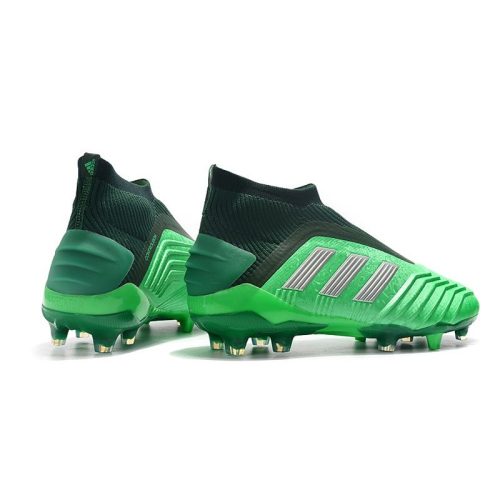 adidas Predator 19+ FG Zapatos - Verde Plata_5.jpg